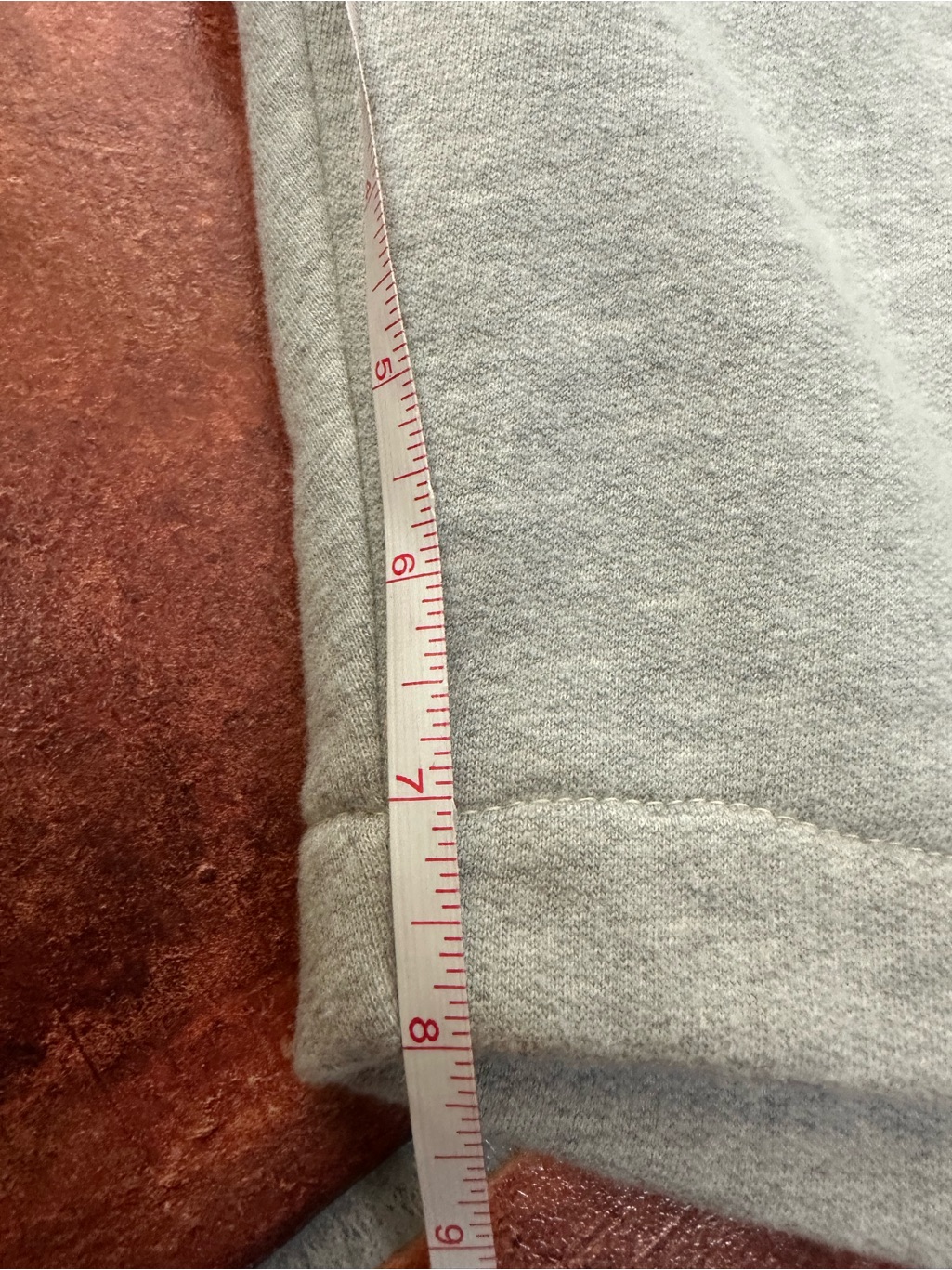 Jjjjound Men's Drawstring Sweat Shorts In Light Heather Gray — image 6 of 7